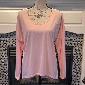 Champion pink long sleeve top, size medium